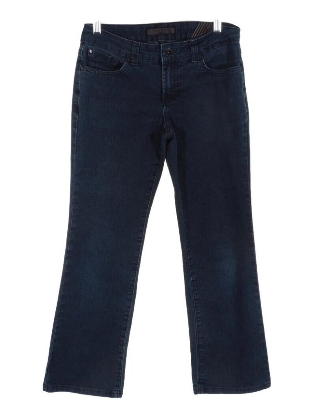 Nine West Jeans Womens 2 Petite 25 x 27 Straight Leg Dark Stretch Flare